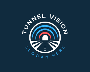 Road Tunnel Traffic logo design