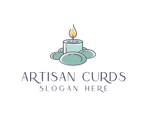 Aromatherapy Spa Candlelight logo design