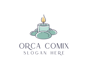 Artisanal - Aromatherapy Spa Candlelight logo design