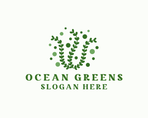 Seaweed - Seaweed Leaf Plant logo design