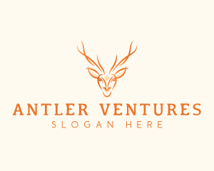 Wild Deer Stag logo design