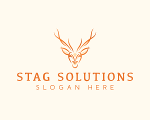 Stag - Wild Deer Stag logo design