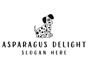 Dalmatian Dog Pet logo design