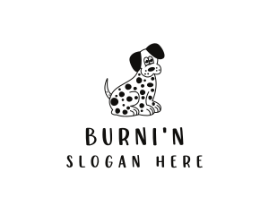 Dalmatian Dog Pet logo design