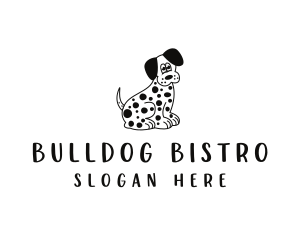 Dalmatian Dog Pet logo design