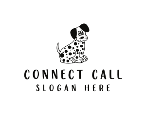 Dalmatian Dog Pet logo design