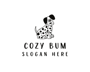 Dalmatian Dog Pet logo design