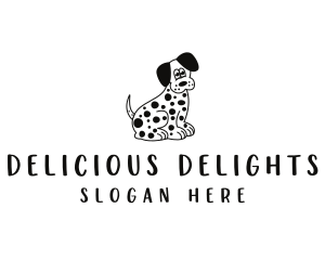 Dalmatian Dog Pet logo design