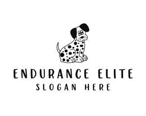 Dalmatian Dog Pet logo design