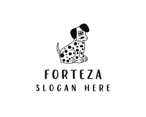 Dalmatian Dog Pet logo design