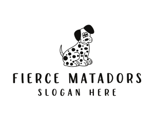 Dalmatian Dog Pet logo design