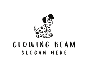 Dalmatian Dog Pet logo design