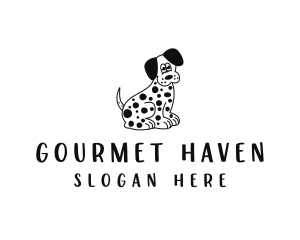 Dalmatian Dog Pet logo design