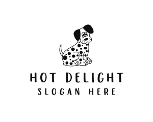 Dalmatian Dog Pet logo design