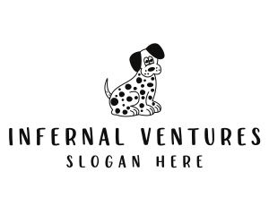 Dalmatian Dog Pet logo design