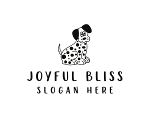 Dalmatian Dog Pet logo design