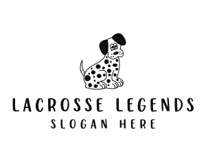 Dalmatian Dog Pet logo design