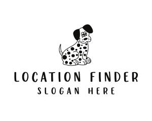 Dalmatian Dog Pet logo design