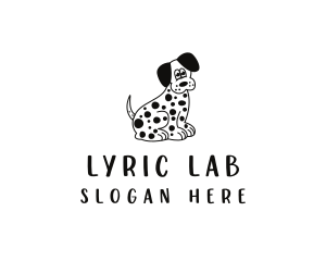 Dalmatian Dog Pet logo design