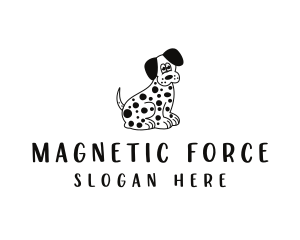 Dalmatian Dog Pet logo design