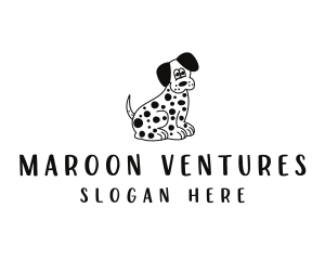 Dalmatian Dog Pet logo design