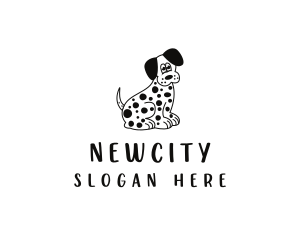 Dalmatian Dog Pet logo design