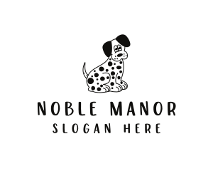 Dalmatian Dog Pet logo design