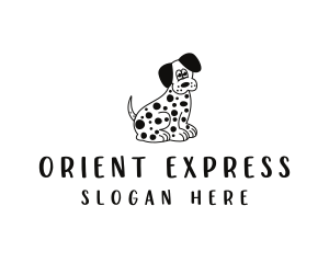 Dalmatian Dog Pet logo design