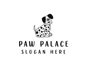 Pet - Dalmatian Dog Pet logo design