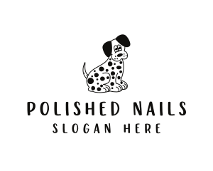 Dalmatian Dog Pet logo design