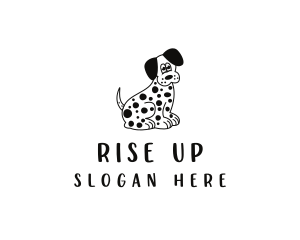 Dalmatian Dog Pet logo design