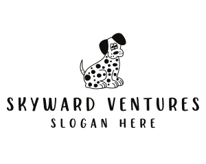 Dalmatian Dog Pet logo design