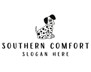 Dalmatian Dog Pet logo design