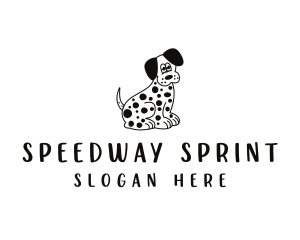 Dalmatian Dog Pet logo design