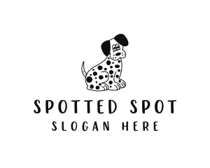 Dalmatian - Dalmatian Dog Pet logo design