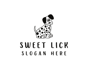 Dalmatian Dog Pet logo design