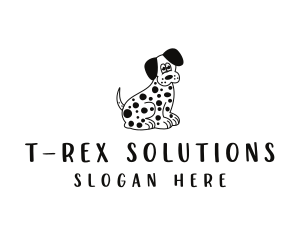 Dalmatian Dog Pet logo design