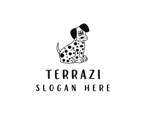 Dalmatian Dog Pet logo design