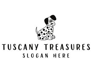 Dalmatian Dog Pet logo design