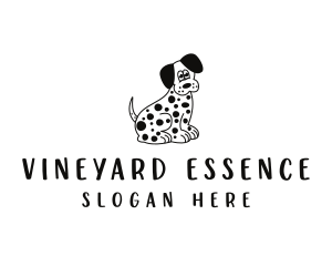 Dalmatian Dog Pet logo design