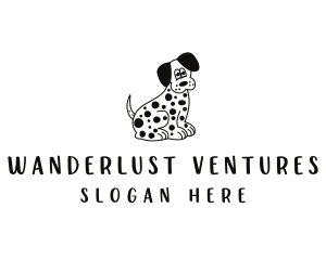 Dalmatian Dog Pet logo design