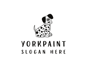 Dalmatian Dog Pet logo design