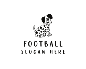 Dalmatian Dog Pet logo design