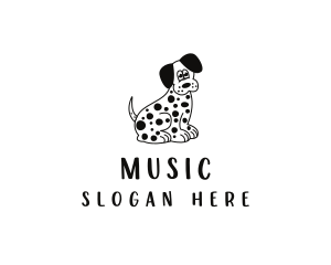 Dalmatian Dog Pet logo design