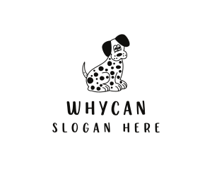Pet - Dalmatian Dog Pet logo design