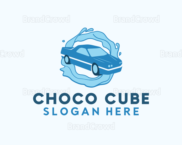 Blue Water Car Wash Logo