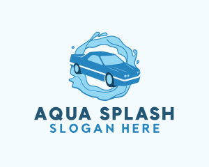 Blue Water Car Wash logo design