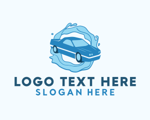 Service - Blue Water Car Wash logo design