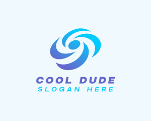 Cooling Thermal Airflow logo design