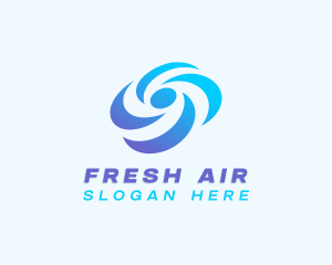 Cooling Thermal Airflow logo design